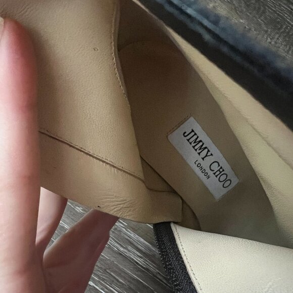 NEW Jimmy Choo Leopard Calf Hair Square Toe Ankle Booties - Picture 7 of 8